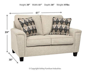 Abinger Loveseat - 46 Furniture and Mattress Gallery