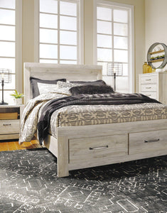 Bellaby Bed with 2 Storage Drawers - 46 Furniture and Mattress Gallery