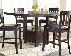 Haddigan Counter Height Dining Extension Table - 46 Furniture and Mattress Gallery
