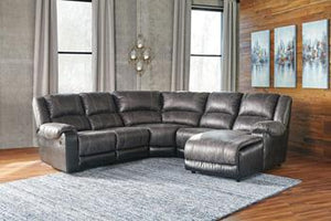 Nantahala 3-Piece Reclining Sectional with Chaise - 46 Furniture and Mattress Gallery