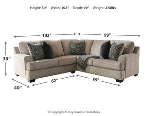 Bovarian Sectional - 46 Furniture and Mattress Gallery