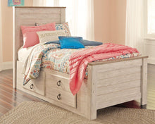Load image into Gallery viewer, Willowton Bed with 2 Storage Drawers - 46 Furniture and Mattress Gallery
