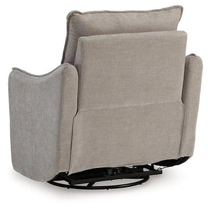 McBurg Swivel Power Recliner - 46 Furniture and Mattress Gallery