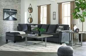 Abinger 2-Piece Sleeper Sectional with Chaise - 46 Furniture and Mattress Gallery