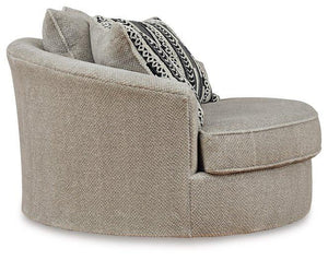 Calnita Oversized Swivel Accent Chair - 46 Furniture and Mattress Gallery