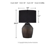 Load image into Gallery viewer, Naareman Lamp Set - 46 Furniture and Mattress Gallery
