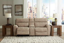 Load image into Gallery viewer, Next-Gen DuraPella Power Reclining Sectional Loveseat with Console - 46 Furniture and Mattress Gallery
