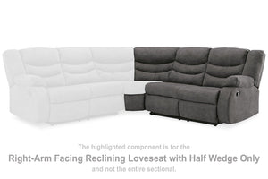 Partymate 2-Piece Reclining Sectional - 46 Furniture and Mattress Gallery