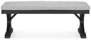 Beachcroft Outdoor Bench with Cushion - 46 Furniture and Mattress Gallery