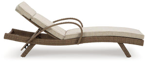Beachcroft Outdoor Chaise Lounge with Cushion - 46 Furniture and Mattress Gallery