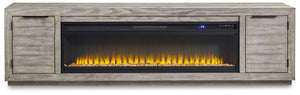 Naydell 92" TV Stand with Electric Fireplace - 46 Furniture and Mattress Gallery
