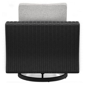 Beachcroft Outdoor Swivel Lounge with Cushion - 46 Furniture and Mattress Gallery