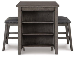 Caitbrook Counter Height Dining Table and Bar Stools (Set of 3) - 46 Furniture and Mattress Gallery