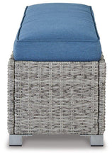 Load image into Gallery viewer, Naples Beach Outdoor Bench with Cushion - 46 Furniture and Mattress Gallery

