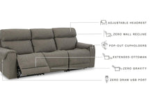 Load image into Gallery viewer, Starbot 3-Piece Power Reclining Sofa - 46 Furniture and Mattress Gallery
