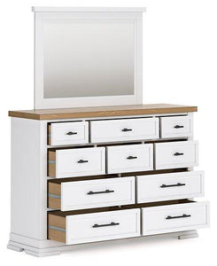 Ashbryn Dresser and Mirror - 46 Furniture and Mattress Gallery