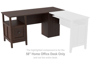 Camiburg 2-Piece Home Office Desk - 46 Furniture and Mattress Gallery
