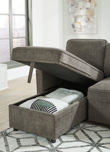 Kerle 2-Piece Sectional with Pop Up Bed - 46 Furniture and Mattress Gallery