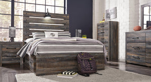 Drystan Bed with 4 Storage Drawers - 46 Furniture and Mattress Gallery