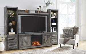 Wynnlow 4-Piece Entertainment Center with Electric Fireplace - 46 Furniture and Mattress Gallery