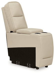 Double Deal Power Reclining Loveseat Sectional with Console - 46 Furniture and Mattress Gallery