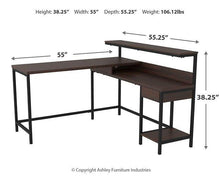 Load image into Gallery viewer, Camiburg Home Office L-Desk with Storage - 46 Furniture and Mattress Gallery
