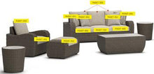 Load image into Gallery viewer, Sandy Bloom Pillow - 46 Furniture and Mattress Gallery

