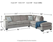 Load image into Gallery viewer, Altari 2-Piece Sectional with Chaise - 46 Furniture and Mattress Gallery

