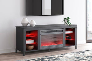 Cayberry 3-Piece Entertainment Center with Electric Fireplace - 46 Furniture and Mattress Gallery