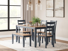 Load image into Gallery viewer, Gesthaven Dining Table with 4 Chairs and Bench (Set of 6) - 46 Furniture and Mattress Gallery
