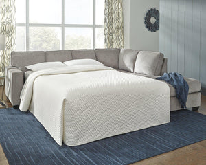 Altari 2-Piece Sleeper Sectional with Chaise - 46 Furniture and Mattress Gallery