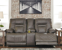 Load image into Gallery viewer, Wurstrow Power Reclining Loveseat with Console - 46 Furniture and Mattress Gallery
