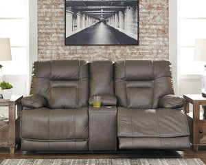 Wurstrow Power Reclining Loveseat with Console - 46 Furniture and Mattress Gallery