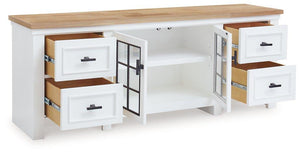 Ashbryn 74" TV Stand - 46 Furniture and Mattress Gallery