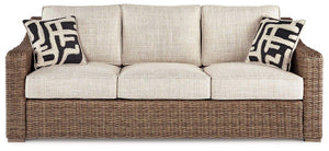 Beachcroft Outdoor Sofa with Cushion - 46 Furniture and Mattress Gallery