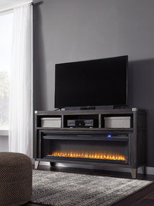 Todoe 65" TV Stand with Electric Fireplace - 46 Furniture and Mattress Gallery