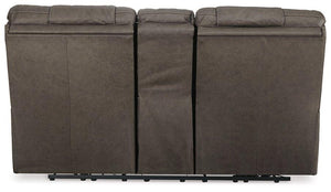 Wurstrow Power Reclining Loveseat with Console - 46 Furniture and Mattress Gallery