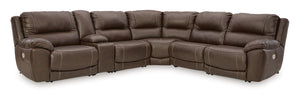 Dunleith 6-Piece Sectional w/ Recliner - 46 Furniture and Mattress Gallery