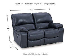 Leesworth Power Reclining Loveseat - 46 Furniture and Mattress Gallery