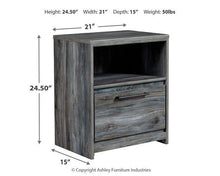 Load image into Gallery viewer, Baystorm Nightstand - 46 Furniture and Mattress Gallery

