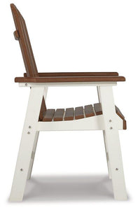 Genesis Bay Outdoor Dining Arm Chair (Set of 2) - 46 Furniture and Mattress Gallery