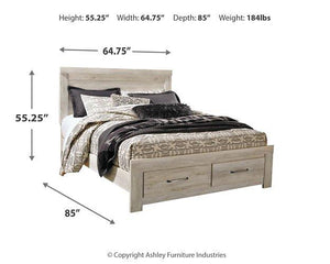 Bellaby Bed with 2 Storage Drawers - 46 Furniture and Mattress Gallery