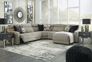 Colleyville Power Reclining Sectional with Chaise - 46 Furniture and Mattress Gallery
