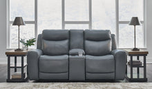 Load image into Gallery viewer, Mindanao Power Reclining Loveseat with Console - 46 Furniture and Mattress Gallery
