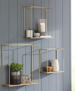 Efharis Wall Shelf (Set of 3) - 46 Furniture and Mattress Gallery