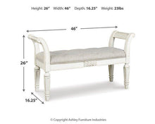 Load image into Gallery viewer, Realyn Accent Bench - 46 Furniture and Mattress Gallery
