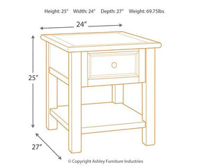Bolanburg End Table - 46 Furniture and Mattress Gallery