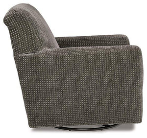 Herstow Swivel Glider Accent Chair - 46 Furniture and Mattress Gallery