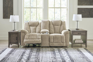 Hindmarsh Power Reclining Loveseat with Console - 46 Furniture and Mattress Gallery