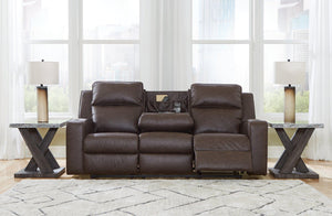 Lavenhorne Reclining Sofa with Drop Down Table - 46 Furniture and Mattress Gallery